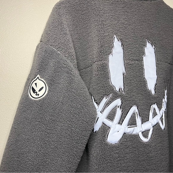 Oversized Embroidered Sherpa Coat - Picture 9 of 16